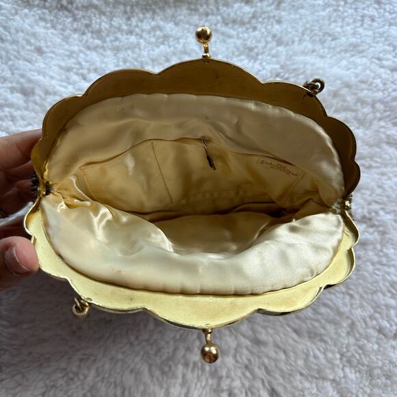 L'Etoile by Pam Vintage Evening Bag Rhinestone Purse Austrian Crystals 50's rare - Picture 4 of 10